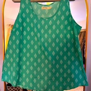 Faded Glory Teal tunic tank. XL